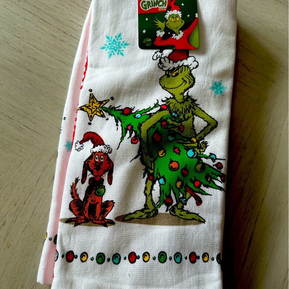 3 pack of Grinch Dish towels